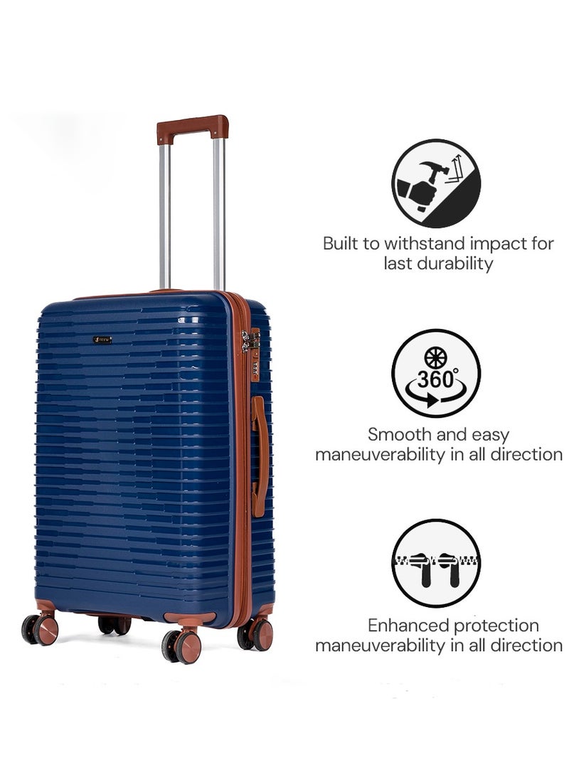 PP169 Durable Luggage Sets - Suitcase Travel Bag and Lightweight Luggage Bag Unbreakable Luggage and Travel Gear with Spinner Wheels