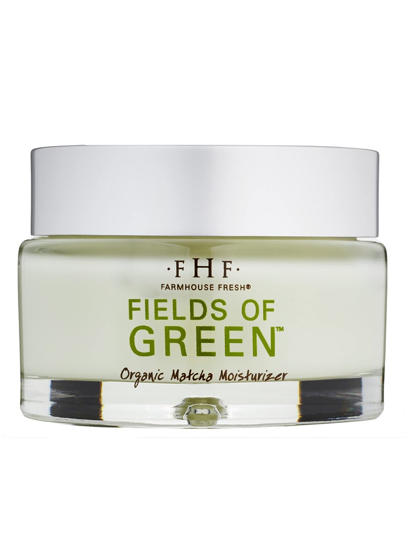 FarmHouse Fresh Moisturizer, Daily Face Cream. Deep Hydration, Fields of Green Organic Matcha Ultra-Soothing Moisturizer
