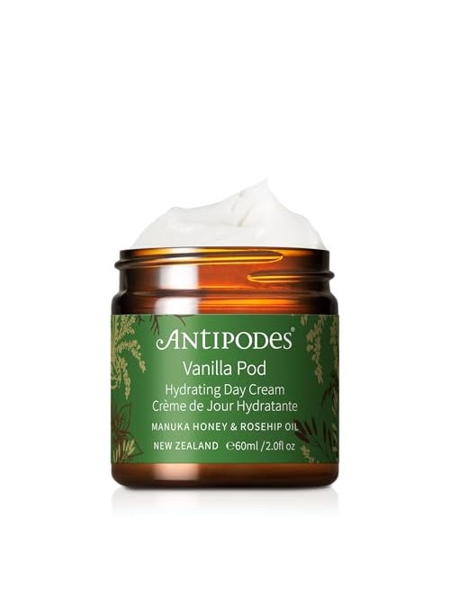ANTIPODES Vanilla Pod Hydrating Day Cream ? Anti Aging Face Moisturizer For Dry Skin ? with Rosehip Oil, Avocado Oil & Antioxidant Skincare Ingredients ? Dry Skin & Normal Skin ? 60ml, 2 fl. Oz