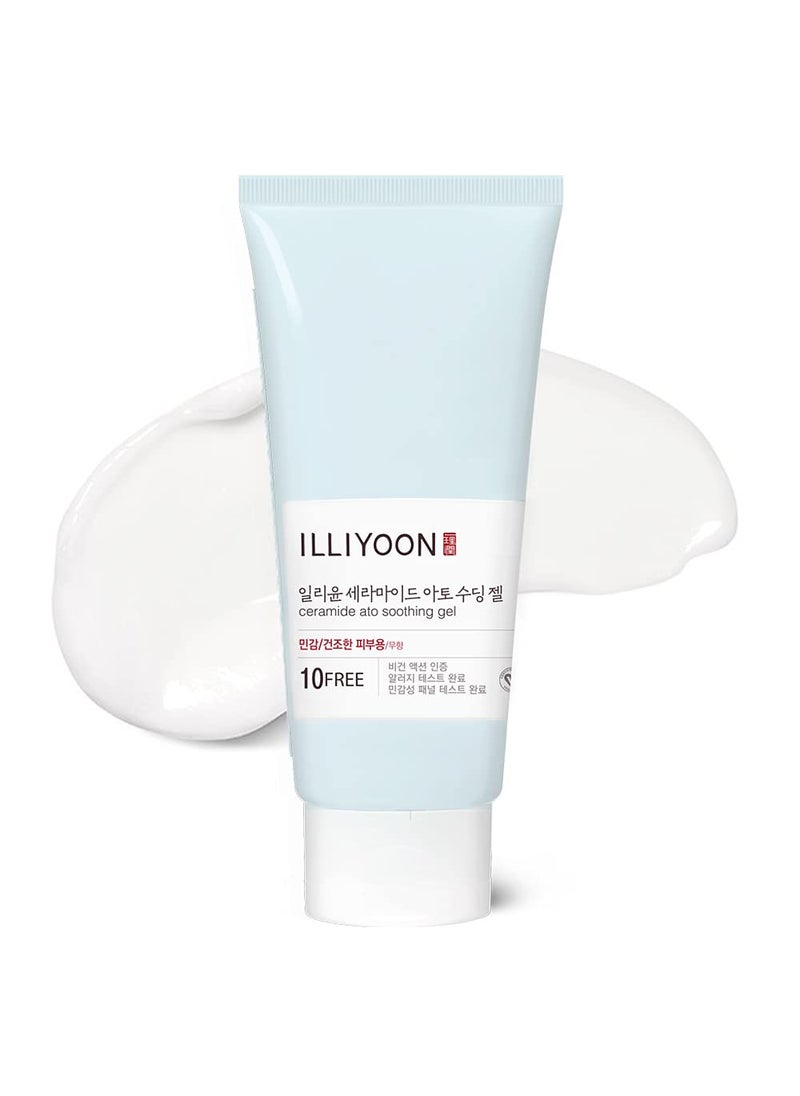 Illiyoon Ceramide Ato Soothing Gel 175ml(5.91oz) | High Moisturizing Cooling Gel Lotion for Tired and Dry Skin