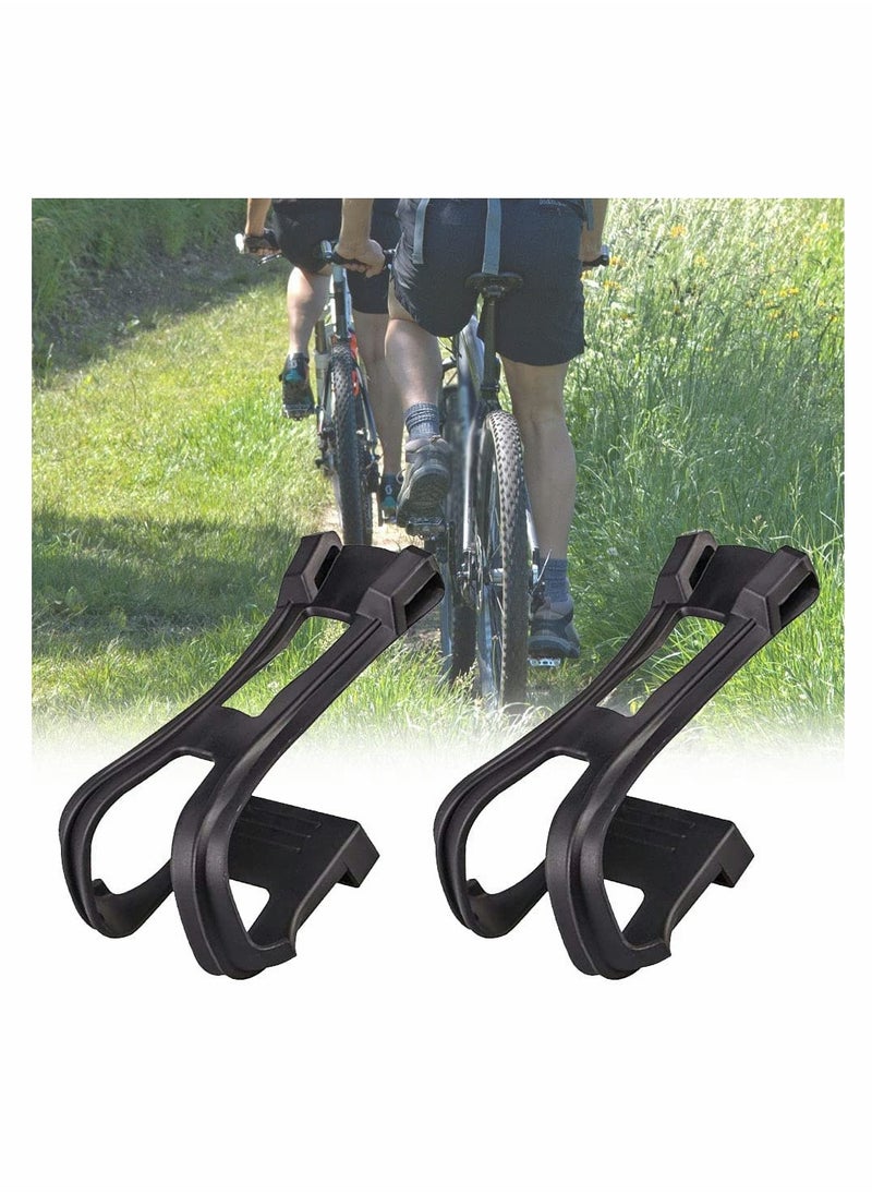 Bicycle Foot Pedal Straps Bicycle Pedal Toe Clip for Exercise Bike Spin Bike And Outdoor Bicycles 1 Pairs