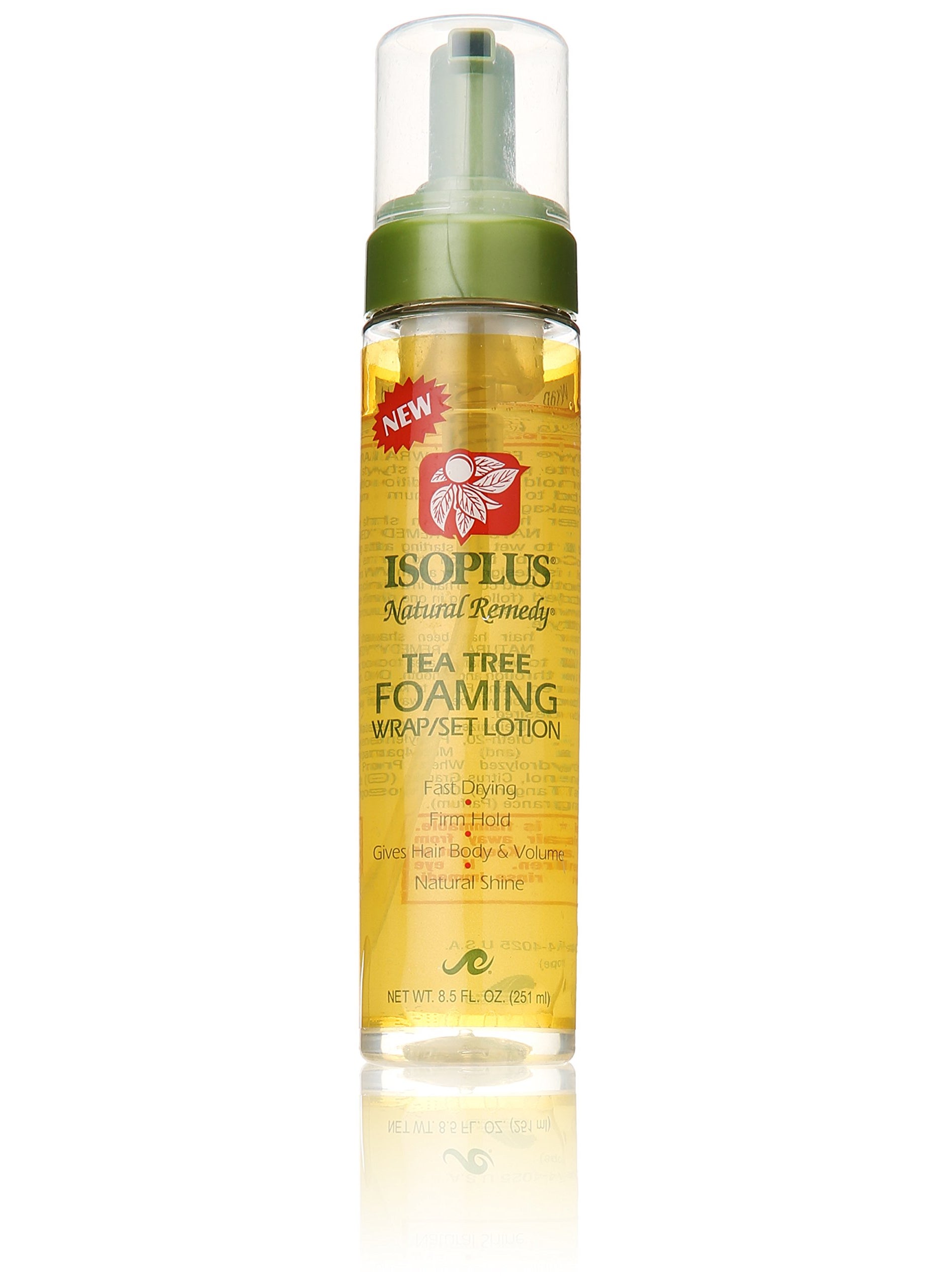 Isoplus Natural Remedy Tea Tree Foaming Wrap/set Lotion 8.5 Oz
