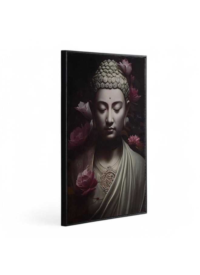 Fossel Buddha Framed Picture - 50x70x2.5 cm