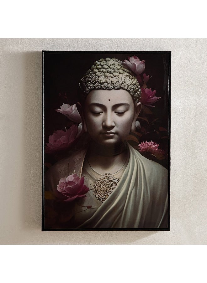 Fossel Buddha Framed Picture - 50x70x2.5 cm