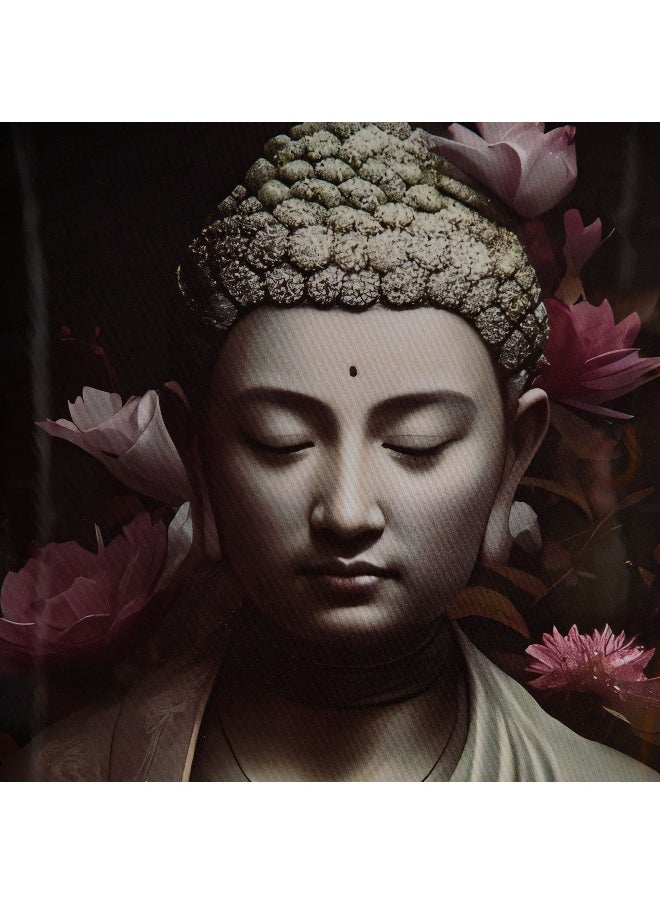 Fossel Buddha Framed Picture - 50x70x2.5 cm