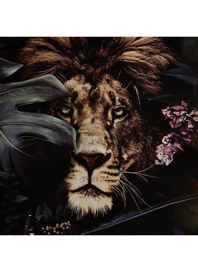 Fossel Lion Framed Picture - 50x70x3 cm