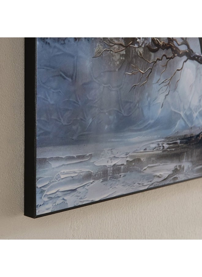 Fossel Tree Framed Picture with ABS High Gloss Surface - 60x90x2.5 cm