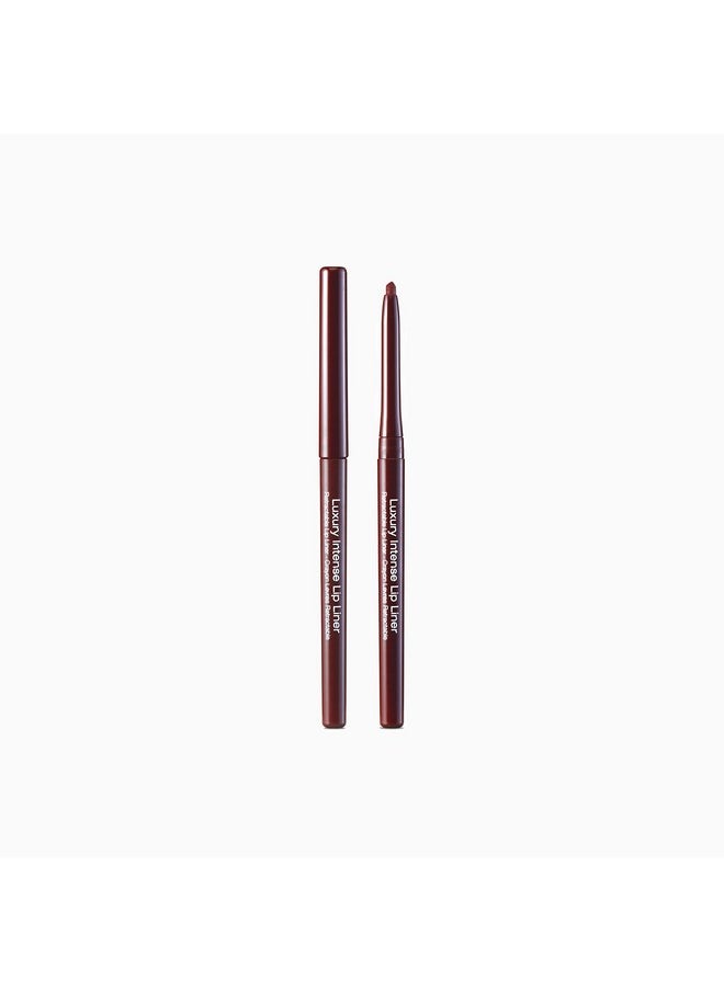 Luxury Intense Lip Liner 4 Pack (Dark Plum Purple, Deep Red, Bright Red, Black)