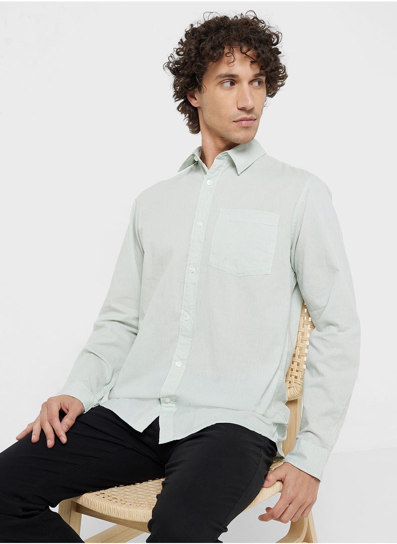 Jrebrow Stripe Regular Fit Shirt