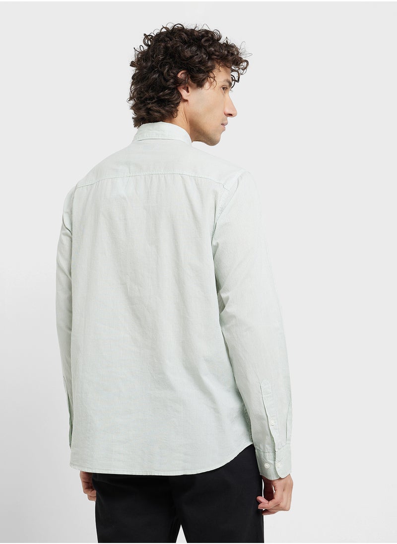 Jrebrow Stripe Regular Fit Shirt