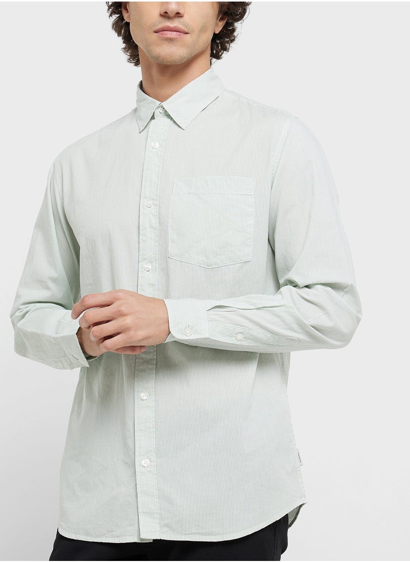 Jrebrow Stripe Regular Fit Shirt
