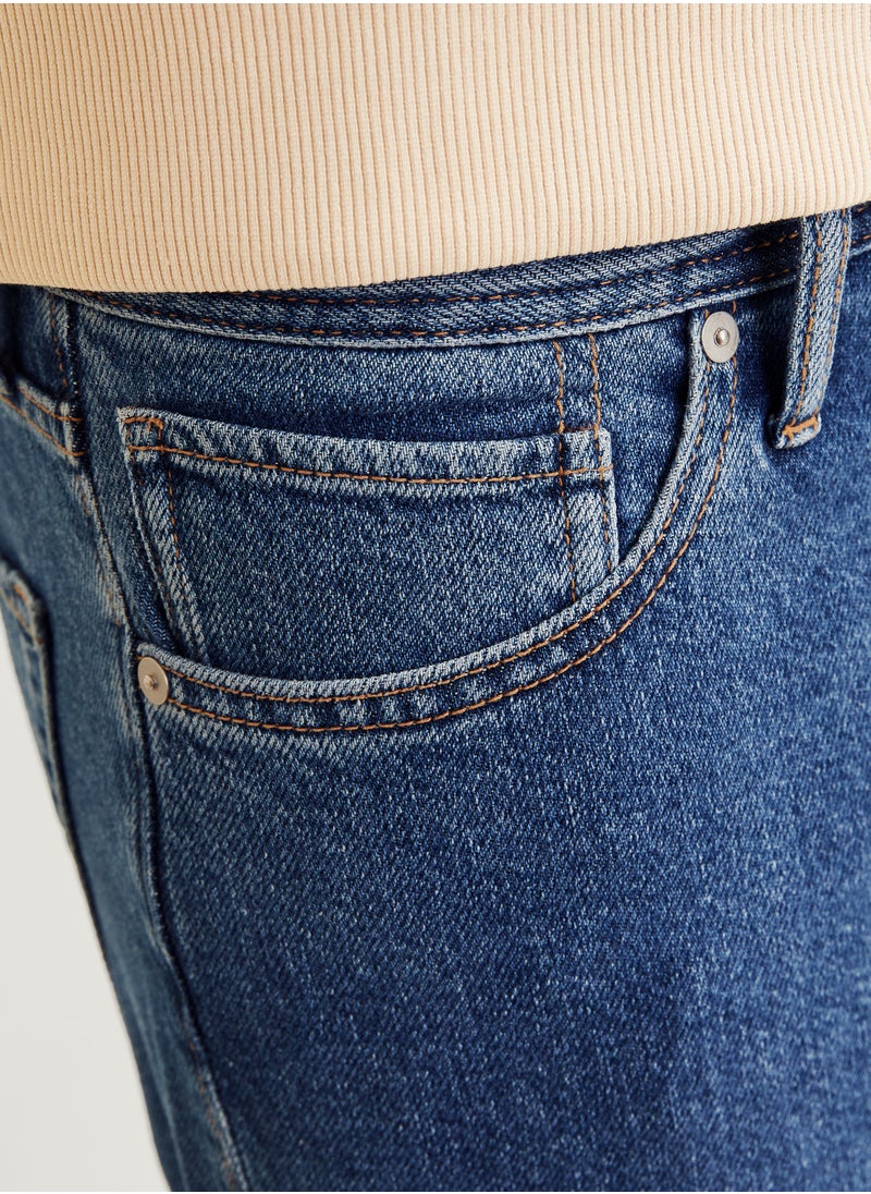 Jrebryan Jjcraft Realxed Fit Mid Wash Jeans