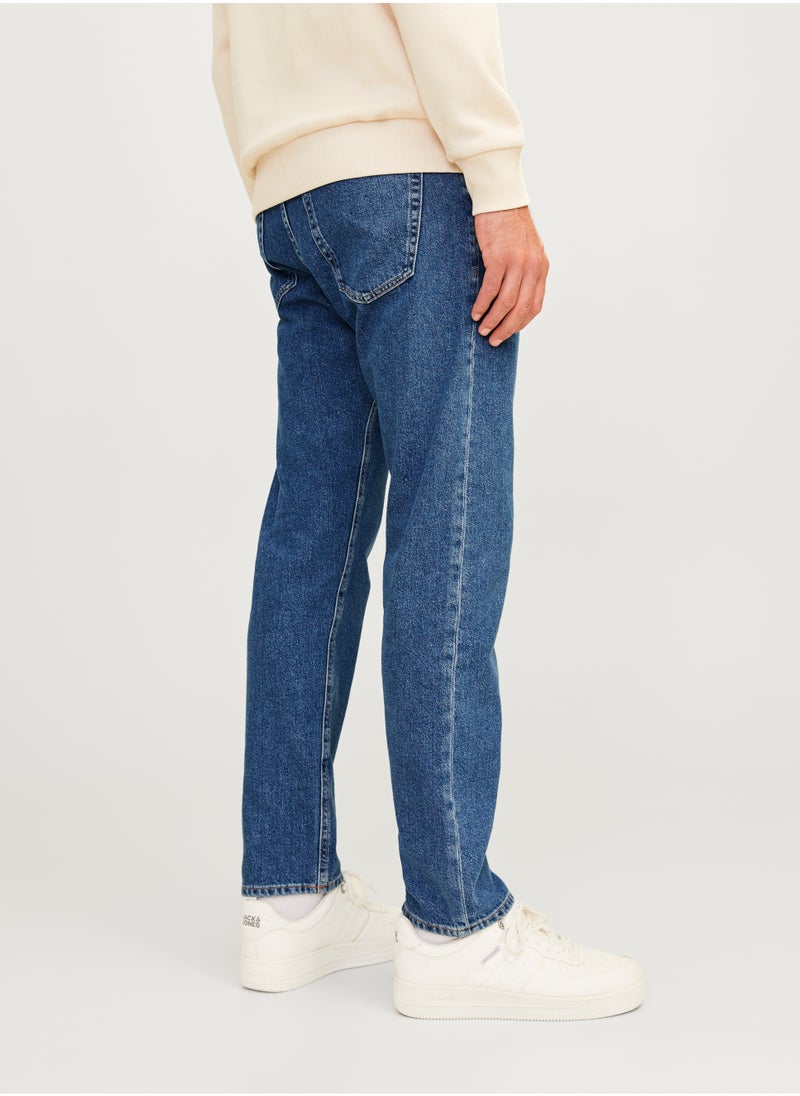 Jrebryan Jjcraft Realxed Fit Mid Wash Jeans