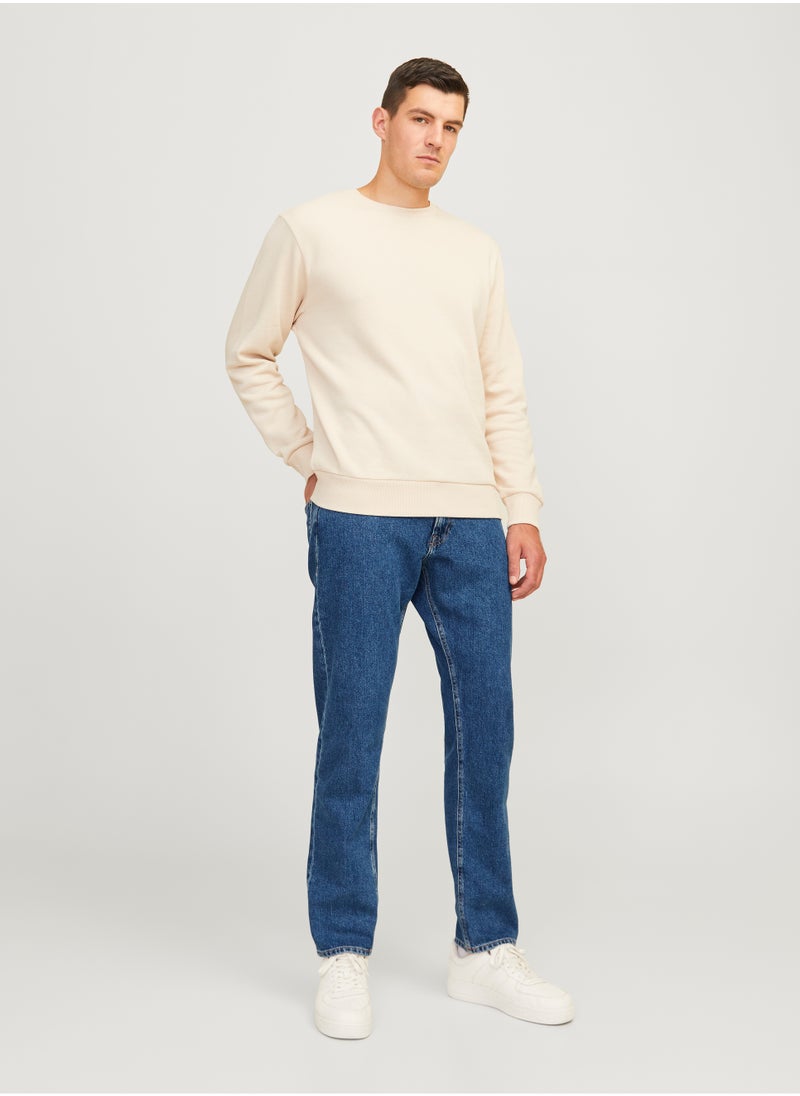 Jrebryan Jjcraft Realxed Fit Mid Wash Jeans