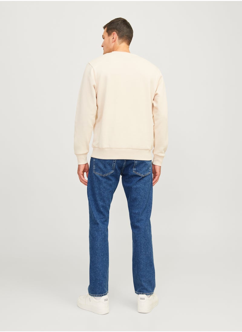 Jrebryan Jjcraft Realxed Fit Mid Wash Jeans