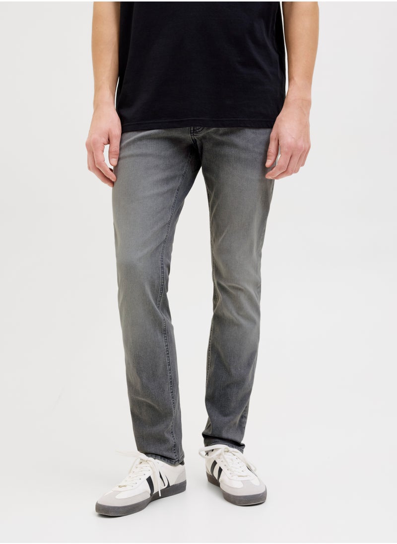 Jrebluke Jjcraft Stright Fit Light Wash Jeans