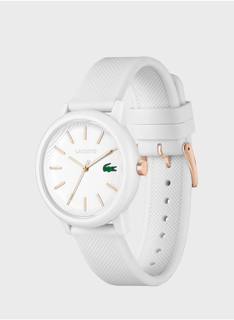 Ladies 12.12 Pu Strap Analog Watch