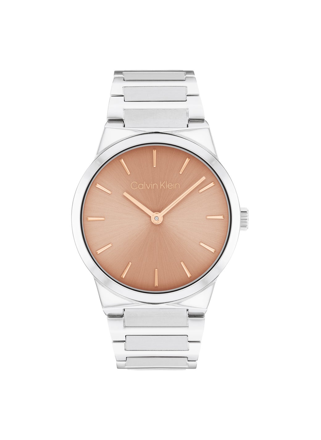 Linear Elegance Steel Strap Analog Watch