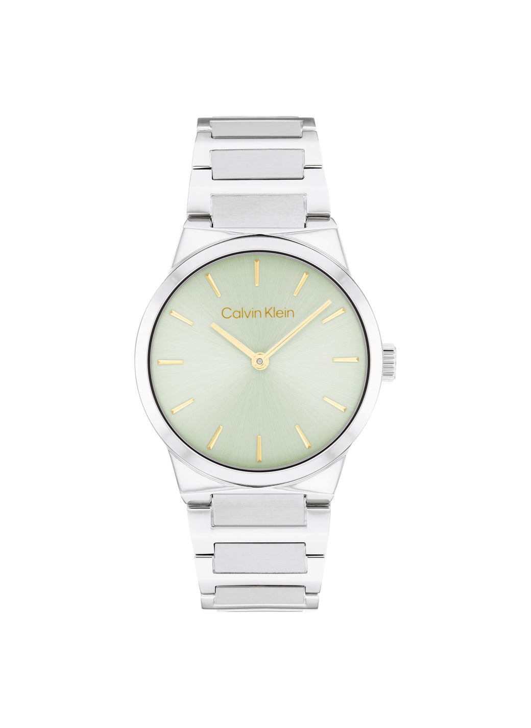 Linear Elegance Steel Strap Analog Watch