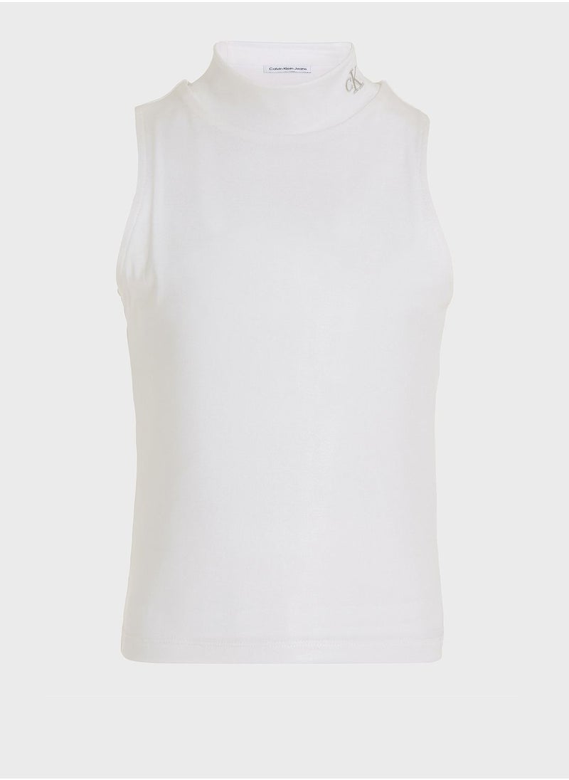 Youth Mockneck Tank Top