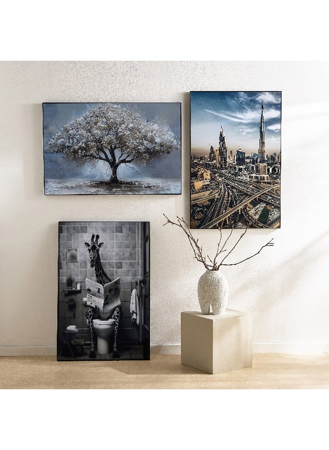 Fossel Skyline Framed Picture - 60x90x2.5 cm