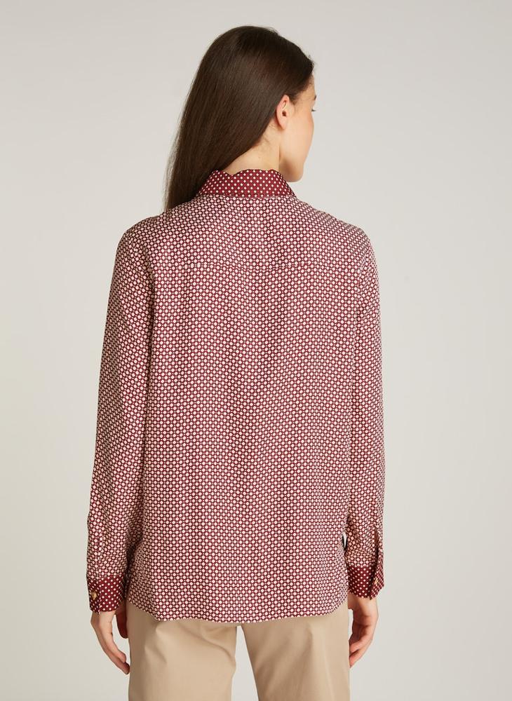 Printed Button Down Shirt