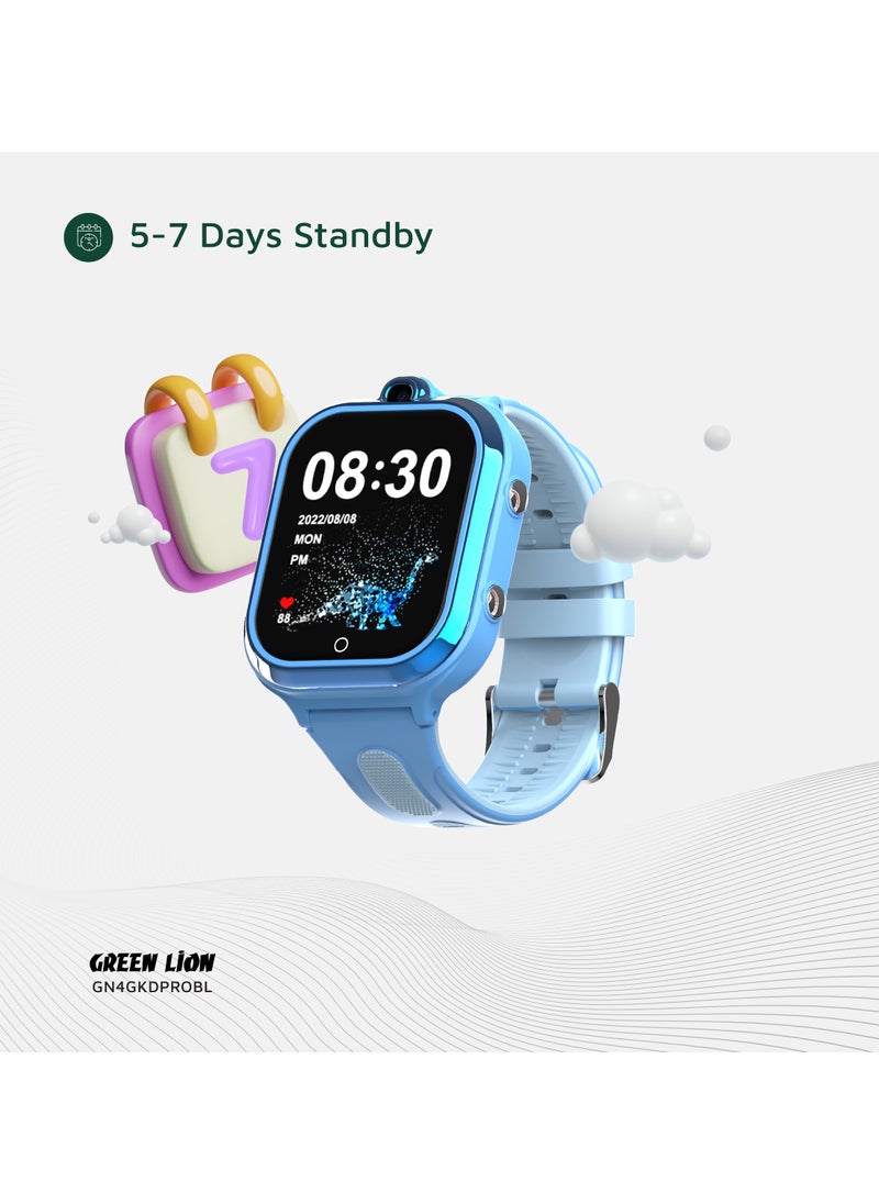 Smart Watch for Kids Pro 1.85inch IPS 240x280 / Up to 4 Days Working Time / Precise Positioning - Blue