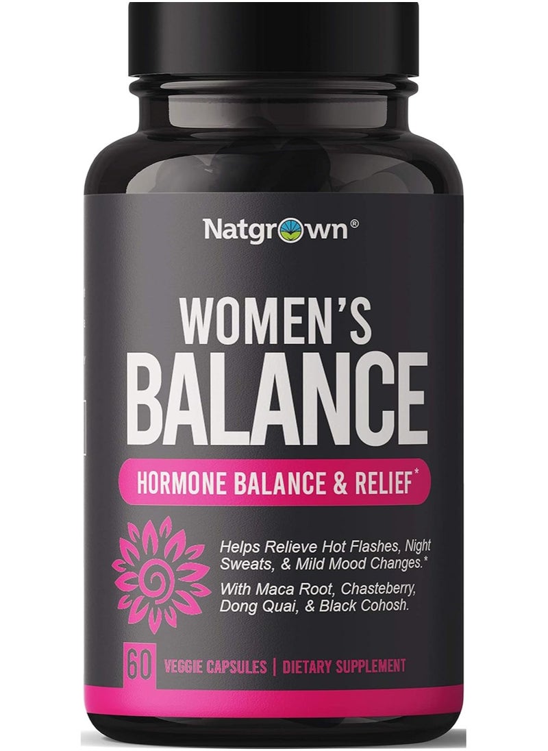 Women's Balance Hormone Balance & Relief 60 Veggie Capsules