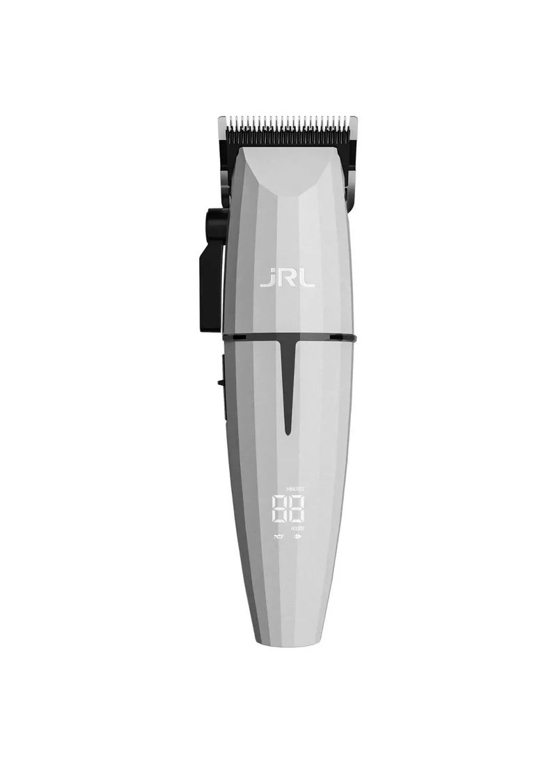 JRL Ghost Kit 3 | SH2301, 2020C-B, 2020T-B, 2020H | Ultimate Barber Clipper, Trimmer, Shaver & Hair Dryer Set | Cordless, Ultra-Quiet, Fade Blade Technology, Fast-Dry Ionic Hair Dryer | Salon & Grooming Kit | White