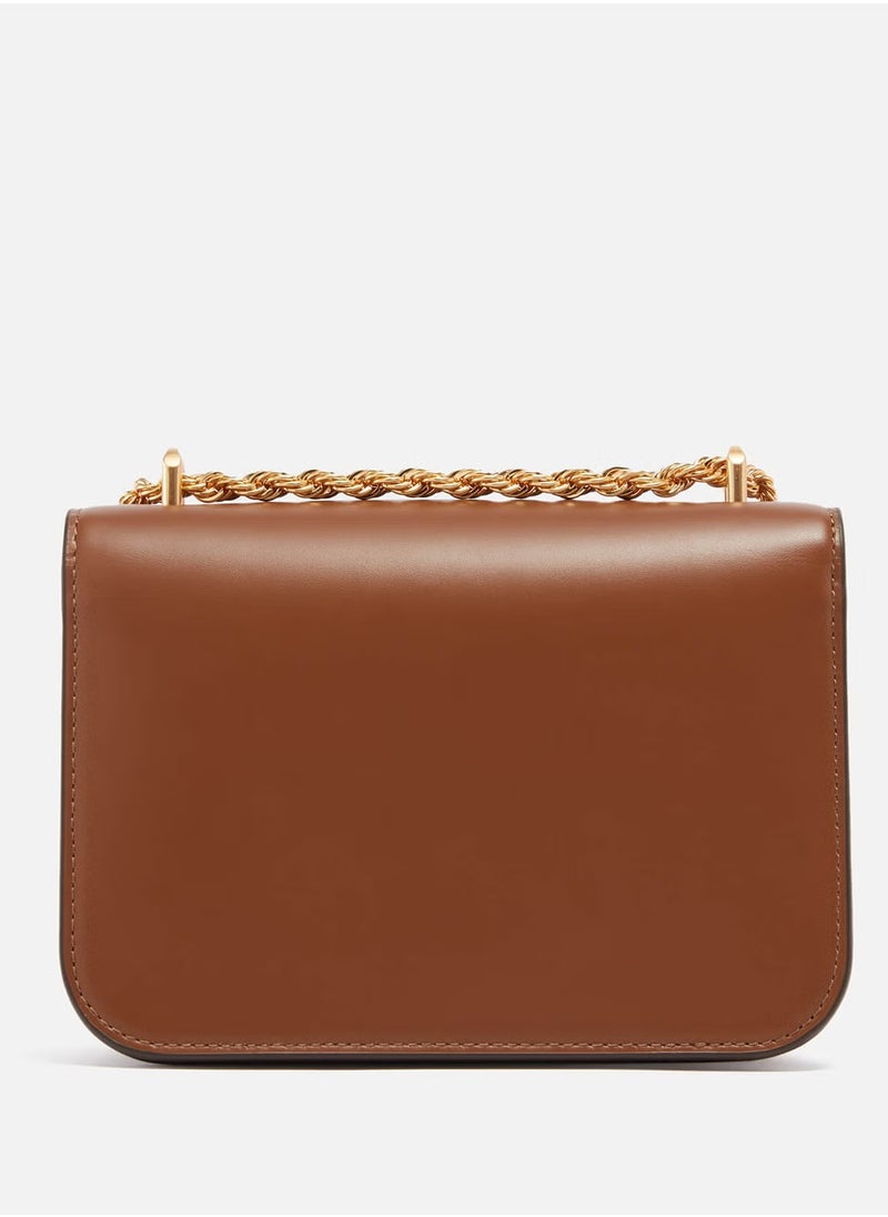 Eleanor Magnetic closure Cowhide leather Chain bag Shoulder bag Crossbody bag