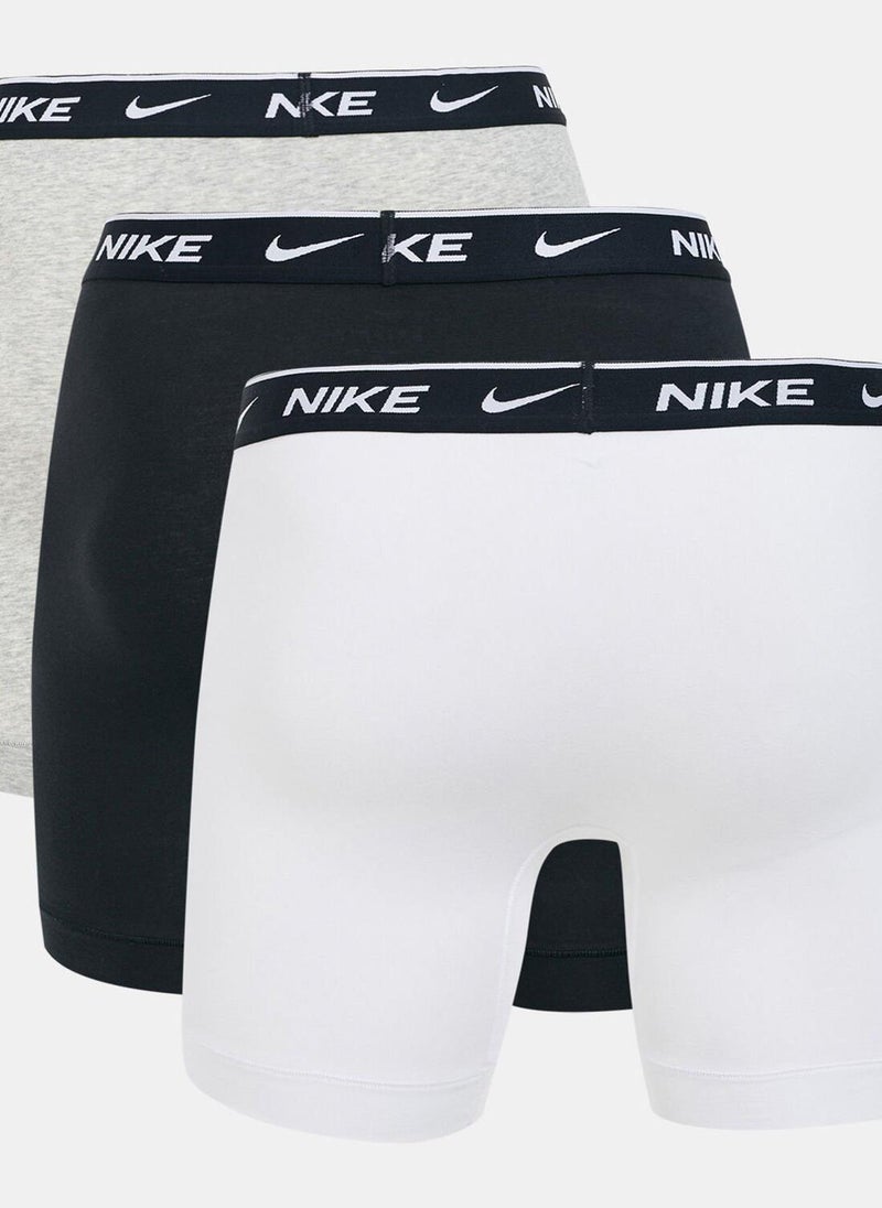 Men's Logo Training Boxer Briefs (3 Pack)