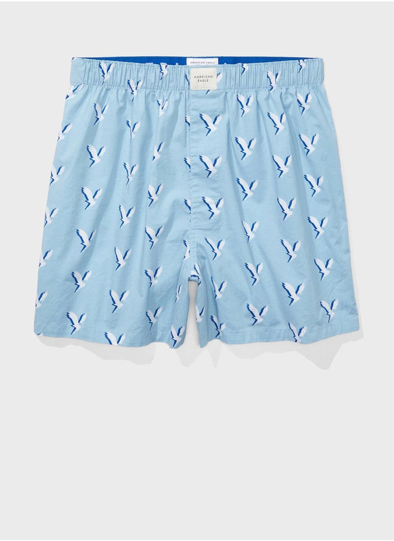 Logo Print Boxers