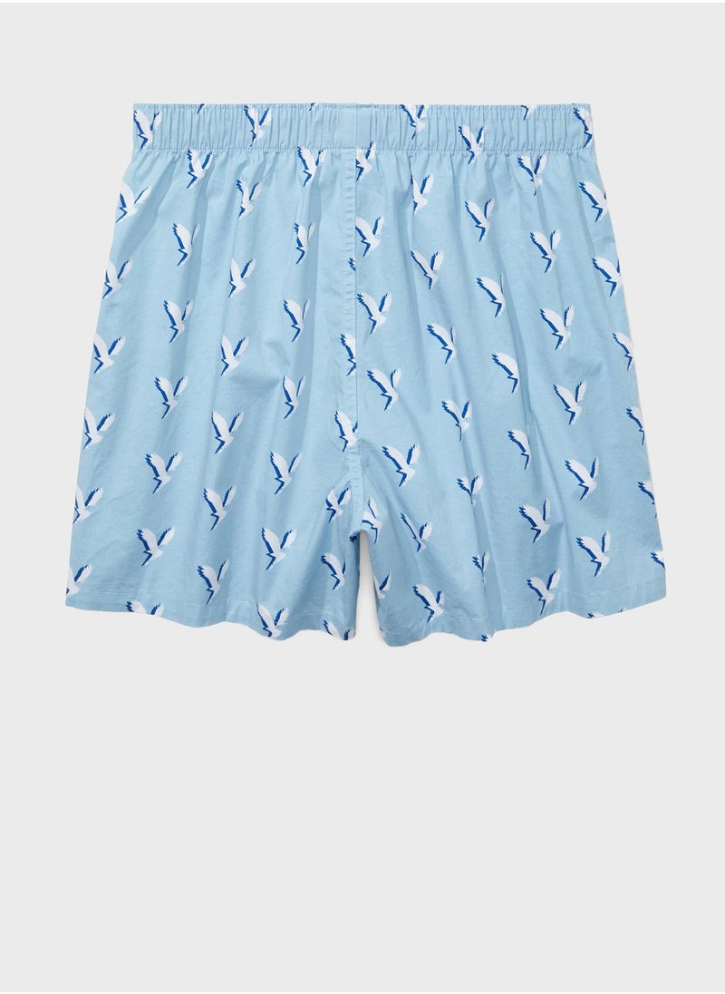 Logo Print Boxers