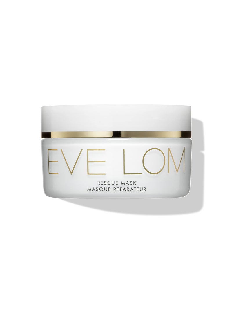 EVE LOM Rescue Facial Mask - Honey-Infused Kaolin Clay with Ground Almonds - Purifies, Conditions & Exfoliates for Brighter Complexion and Radiant Skin - Natural Ingredients (100 ml)