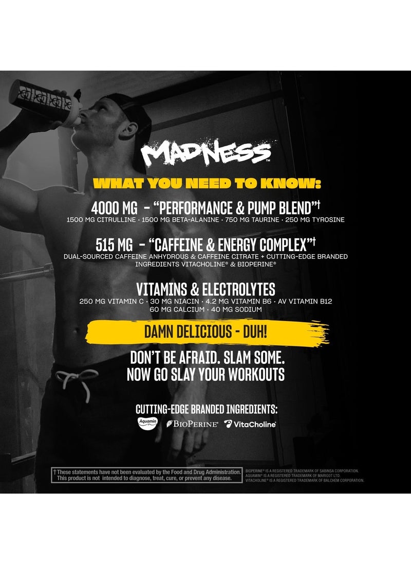 Mutant, Madness, Pre Workout, 270g, Pine Apple, 30 Servings