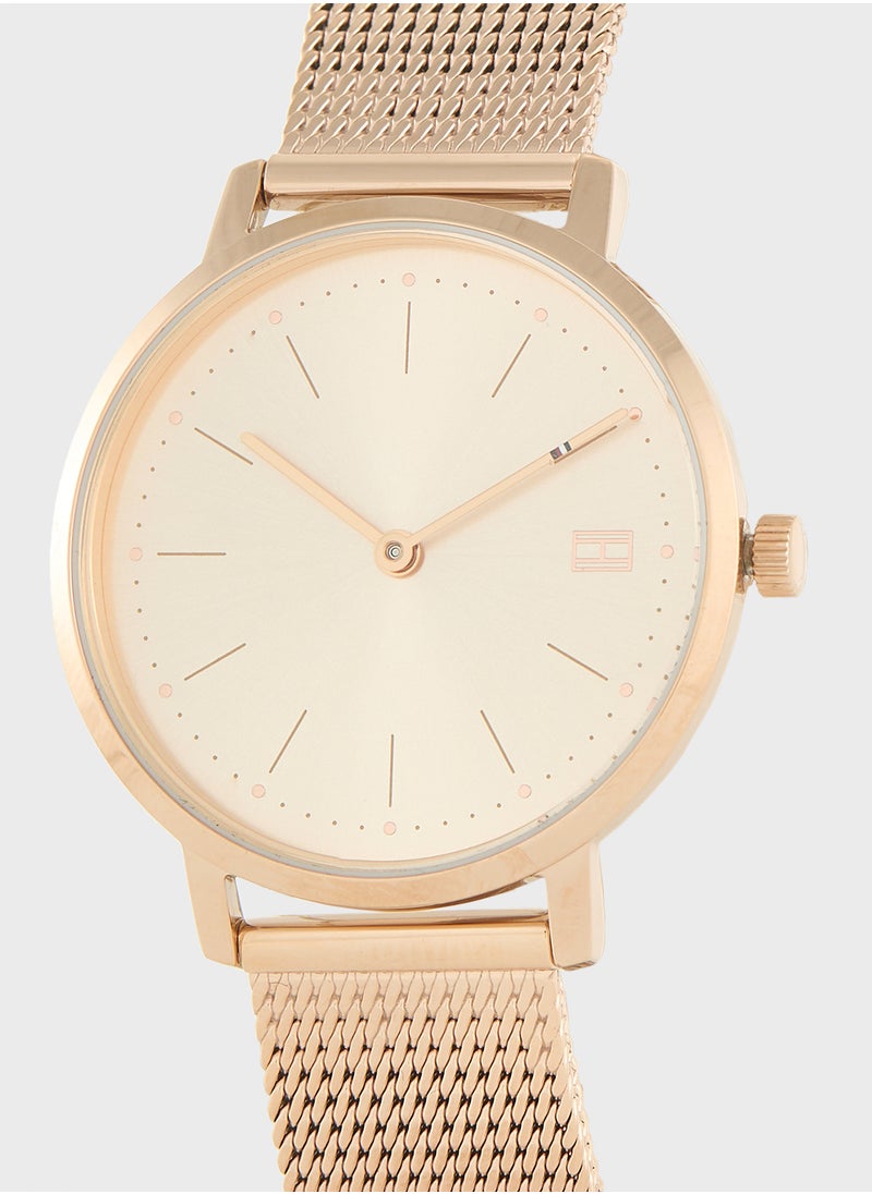 Pippa Mesh Strap Analog Watch