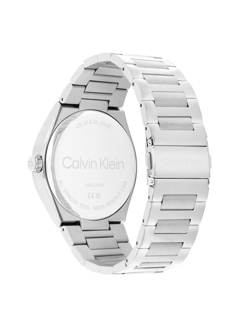 Distinguish Steel Strap Analog Watch
