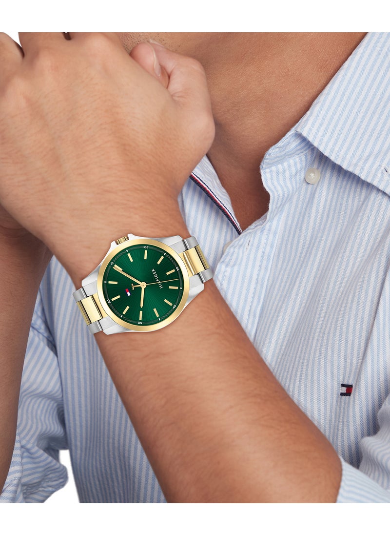 Bruce Steel Strap Analog Watch