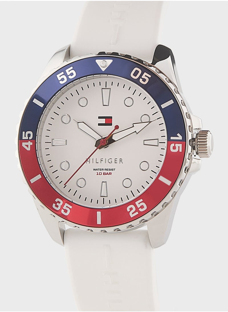 Casual Pu Strap Analog Watch