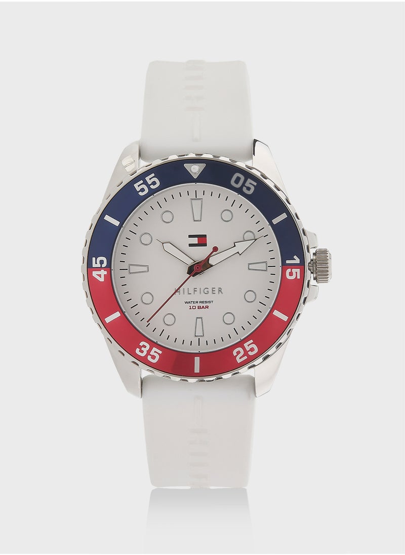Casual Pu Strap Analog Watch