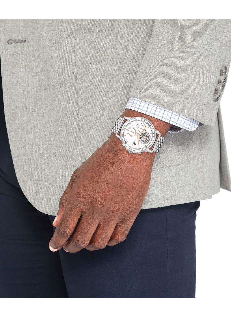 Stewart Steel Strap Analog Watch