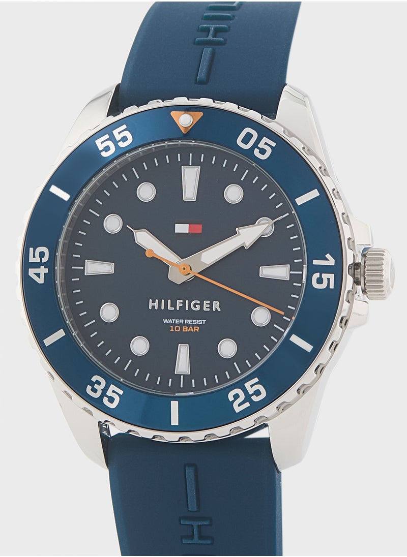 Casual Pu Strap Analog Watch