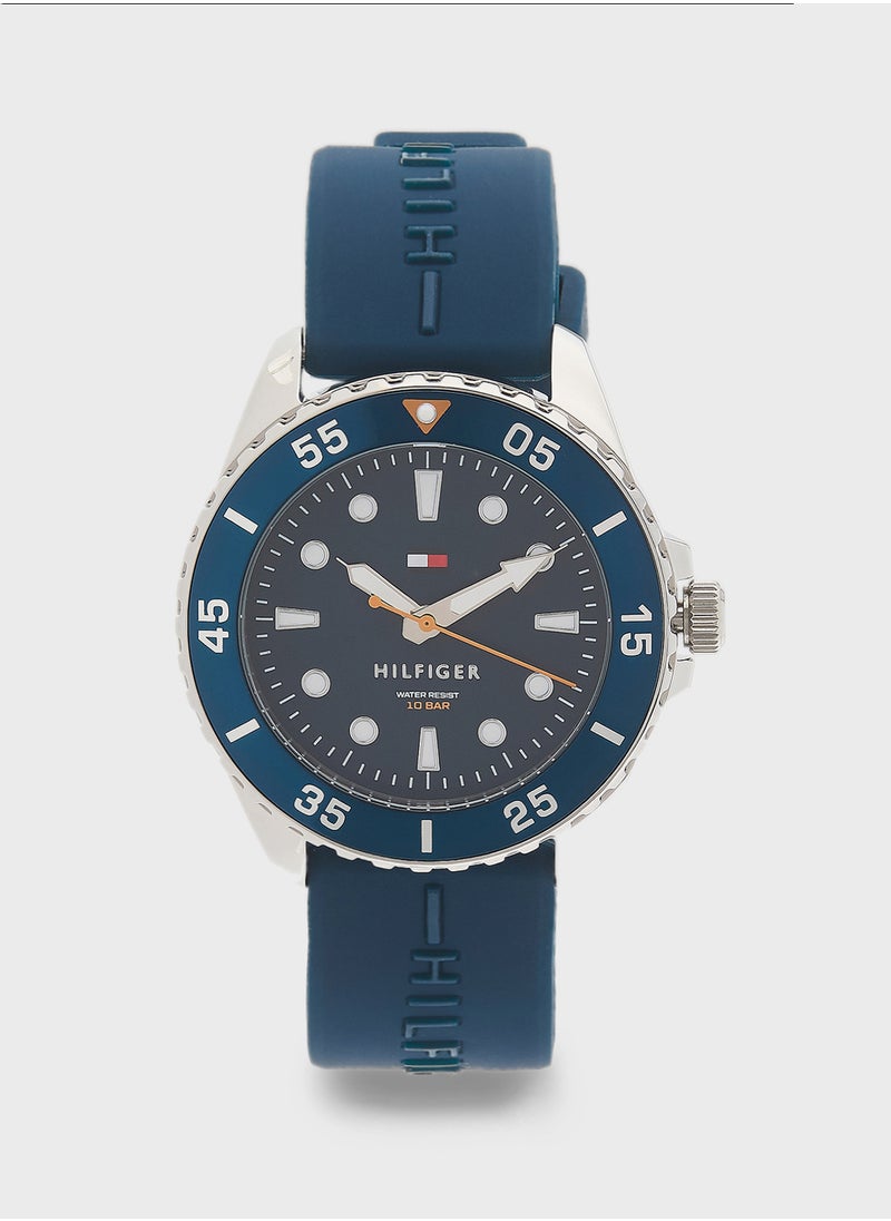Casual Pu Strap Analog Watch