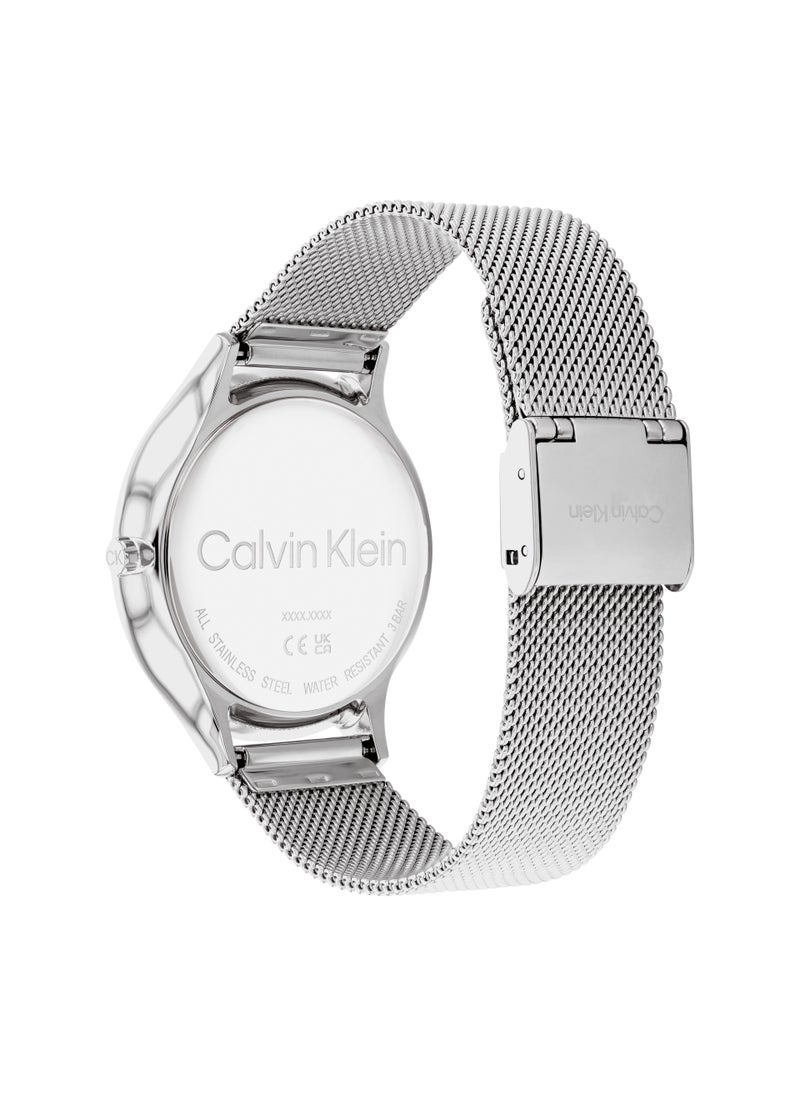 Timeless Mesh Strap Analog Watch