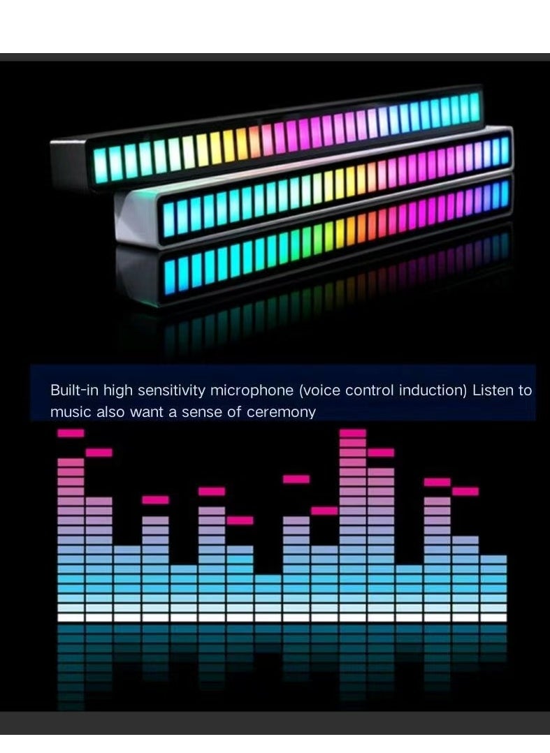 RGB to capture atmospheric light, computer desktop, voice control, esports audio, three-dimensional car music rhythm, dazzling LED sensor light.