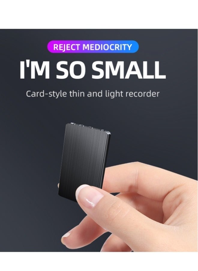 16GB Mini Digital Voice Activated Recorder with USB Charger, Capacity 320 Hours of HD Recording with Playback, 70 Hours Battery Time at Full Charge