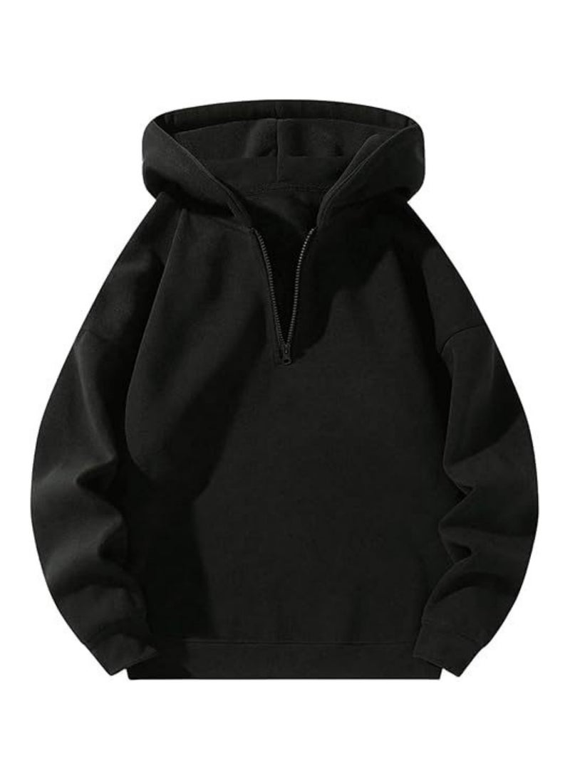 Casual Zipper Hoodie Loose Sports Hoodie