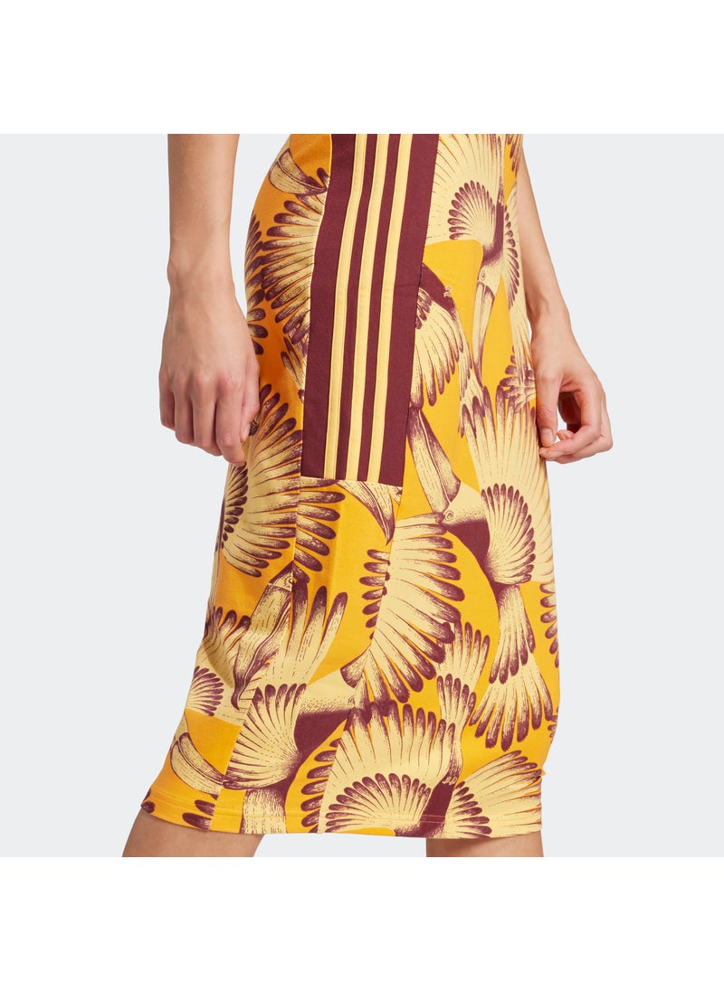 Printed Tank Midi Dress