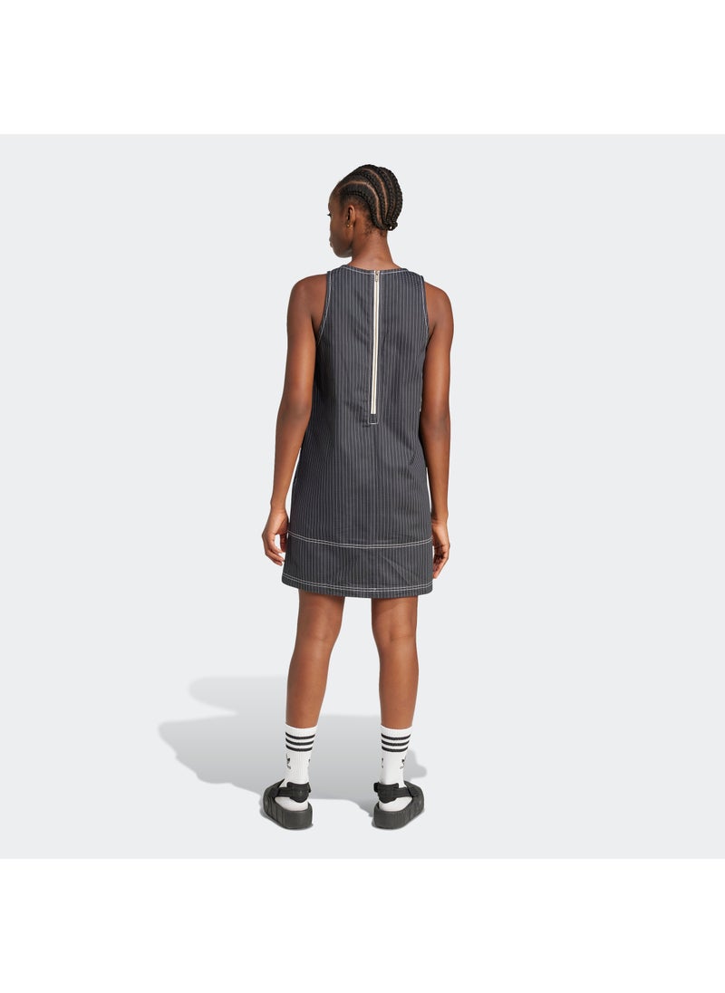 Pinstripe Sleeveless Dress