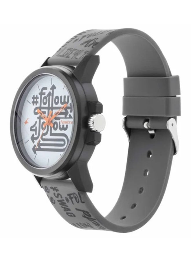 Hashtag White Dial Analog Unisex Watches